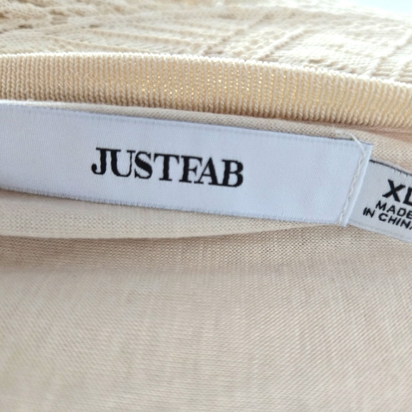 Just Fab Open Knit Fitted Dress, size XL - Picture 5 of 5